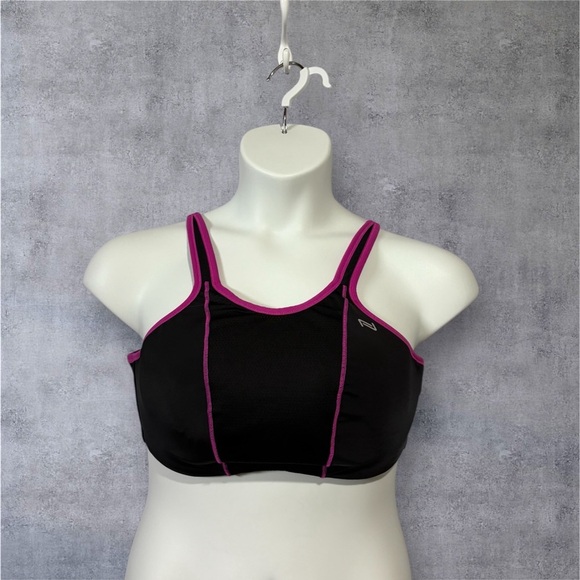 NOLA, Plus Size Underwire Sports Bra, 40D, Black 🏃♀️➡️ - Picture 1 of 9